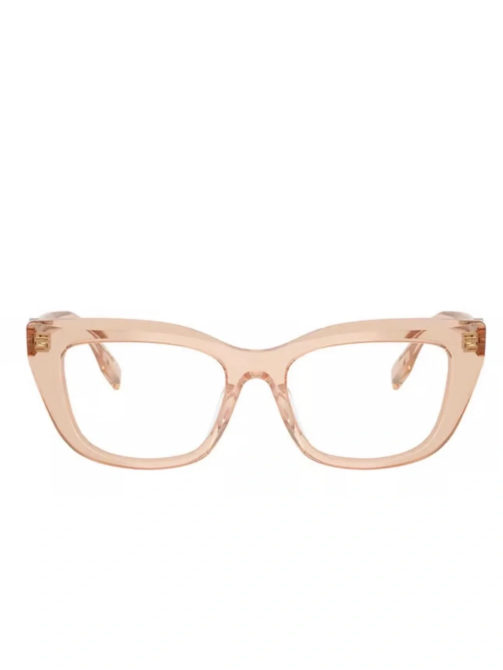 New Tory Burch TY2158U 1954 Translucent Brown Cat Eye Optical Glasses Authentic